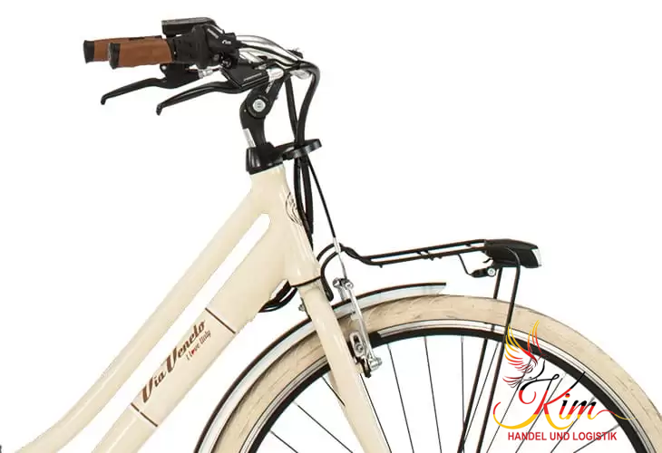 Xe đạp nữ phong cách Vintage chính hiệu từ Đức (Màu kem)