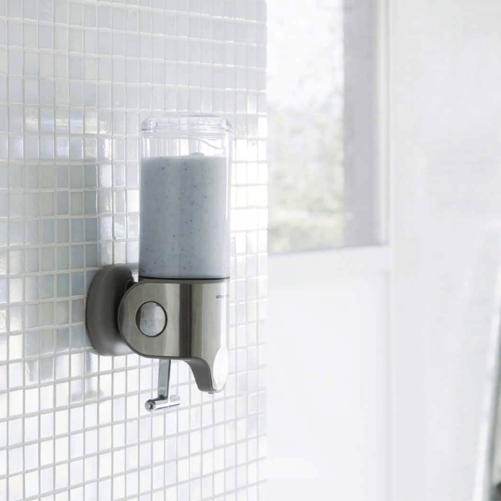Bình đựng dầu gội, sữa tắm Simplehuman gắn tường loại đơn