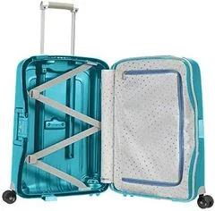 Vali Samsonite S cure size cabin (màu xanh ngọc) nội địa Đức made in EU