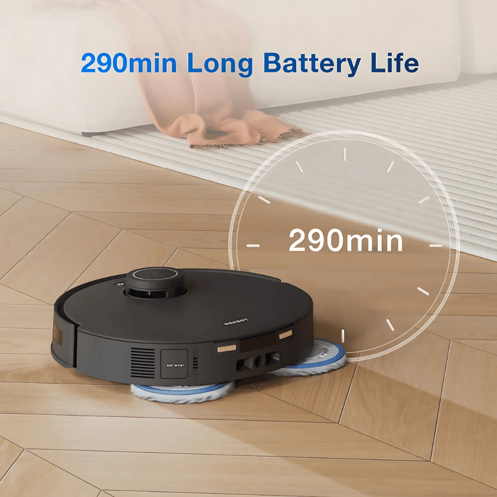 Robot hút bụi lau nhà Ecovas Deebot T30s pro màu đen