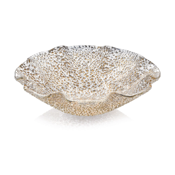 Tô Special scalloped vàng 25cm IVV