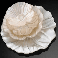 Đĩa Magnolia Pearly Ivory 28cm IVV
