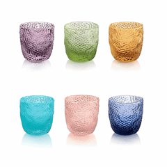 Set 6 chén Tricot (Assorted Colors) 75ml IVV 8837.1