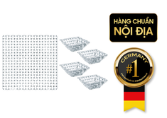 Set 1 đĩa 4 bát vuông Nachtmann Bossa Nova 90023