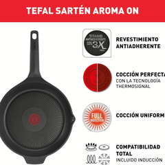 Chảo đúc cao cấp Tefal Robusto có miệng rót 22cm E2490344