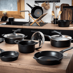 Chảo đúc cao cấp Tefal Robusto có miệng rót 22cm E2490344