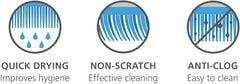 Bộ Bàn Chải Rửa Bát Đĩa Joseph Joseph CleanTech 85160 Green màu xanh lá