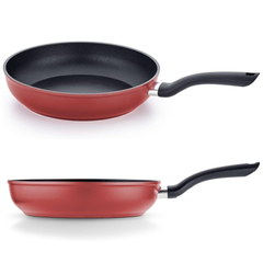 Chảo chống dính FISSLER Cenit 28 cm màu đỏ made in Italya