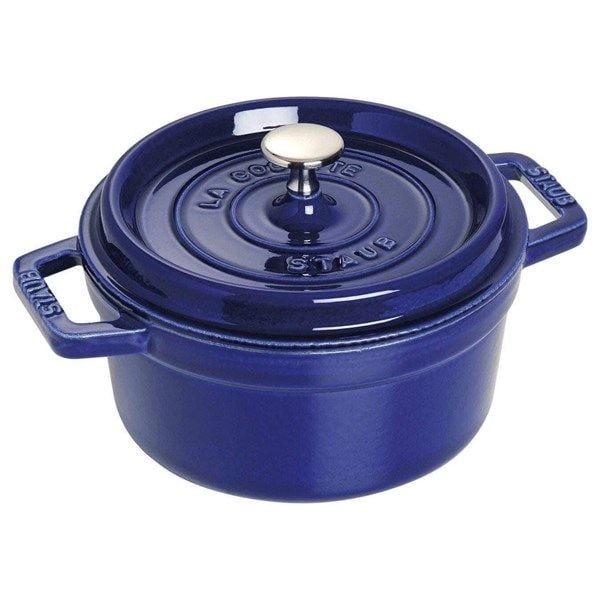 Nồi tròn STAUB Cocotte D-BL 28cm màu xanh tím than