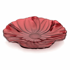 Đĩa Magnolia đỏ 28cm IVV