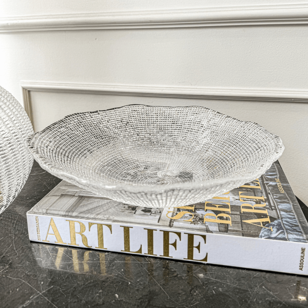 Đĩa sâu lòng Diamante trắng 33cm IVV 5532.1