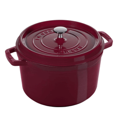 Nồi tròn STAUB Cocotte G-GY 24cm màu đỏ mận