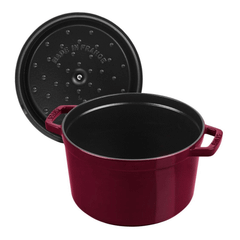 Nồi tròn STAUB Cocotte G-GY 24cm màu đỏ mận