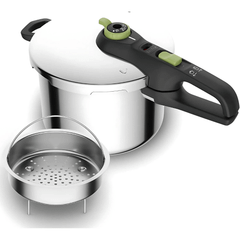 Nồi áp suất TEFAL Secure Trendy có khay hấp 6L
