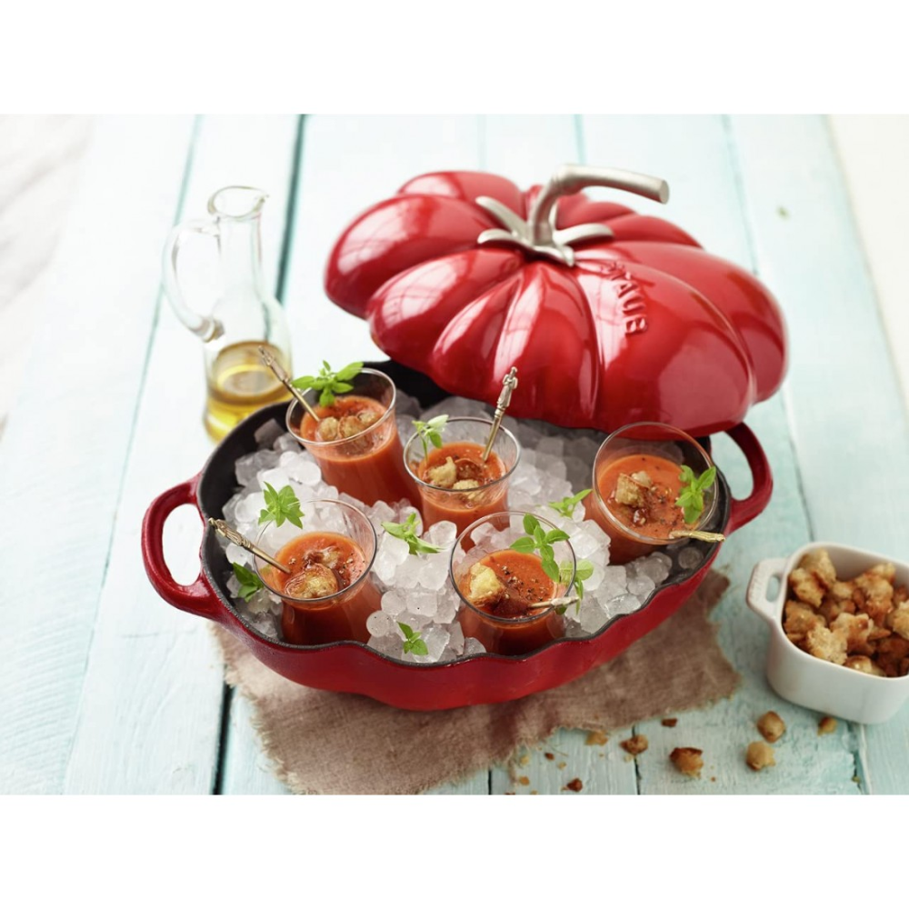Nồi gang Staub cà chua 25cm nội địa Đức