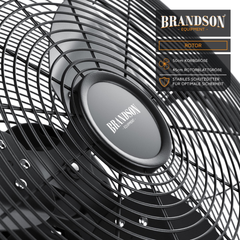 Quạt sàn BRANDSON 45cm màu đen