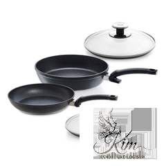 Chảo chống dính Fissler Adamant Comfort 28cm kèm vung kính made in Germany