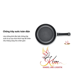 Chảo chống dính Fissler Adamant Comfort 28cm kèm vung kính made in Germany
