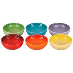 Set 6 bát chấm cầu vồng LeCreuset