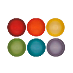 Set 6 bát chấm cầu vồng LeCreuset