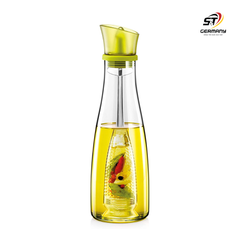 Bình đựng dầu, nước mắm, dấm ớt Tescoma 642762 loại có giỏ đựng tỏi ớt bên trong nội địa Đức
