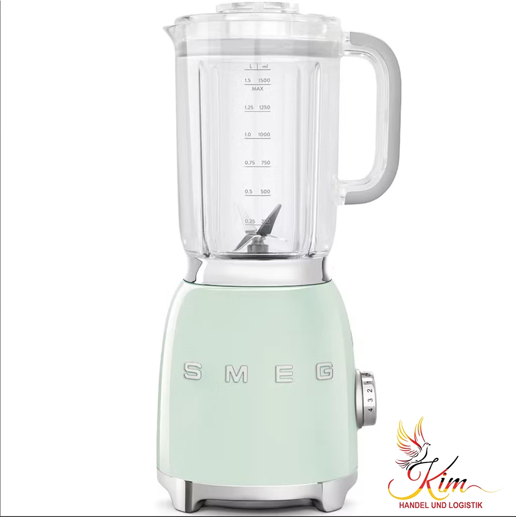 Máy xay sinh tố SMEG BLF01PGEU màu xanh bạc hà nội địa Đức