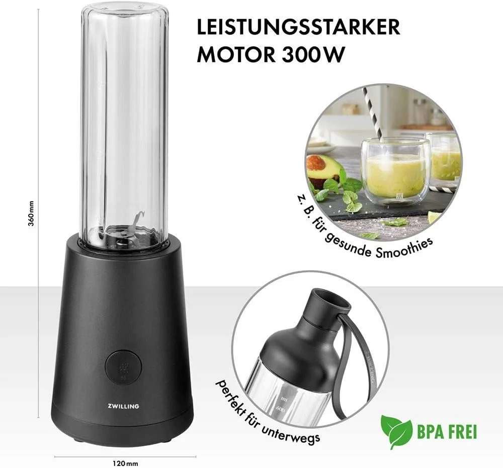 Máy xay sinh tố ZWILLING mini màu đen