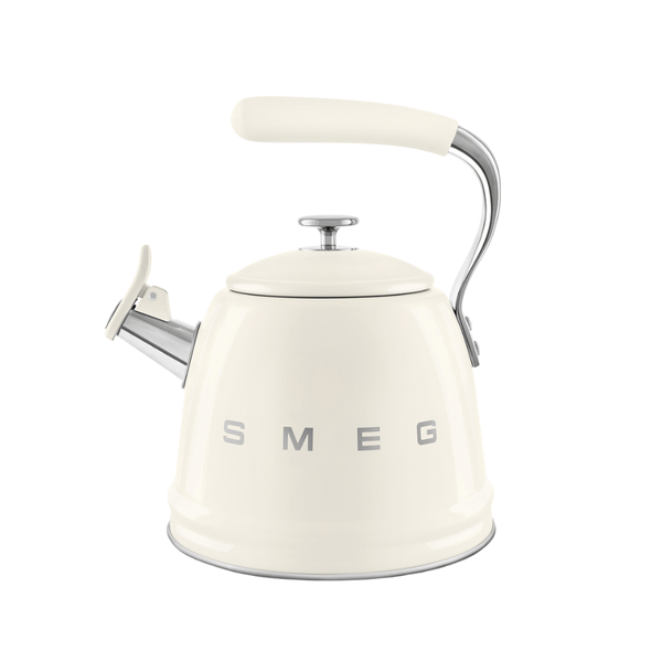 Ấm đun từ thổi sáo SMEG CKLW2001CR màu kem