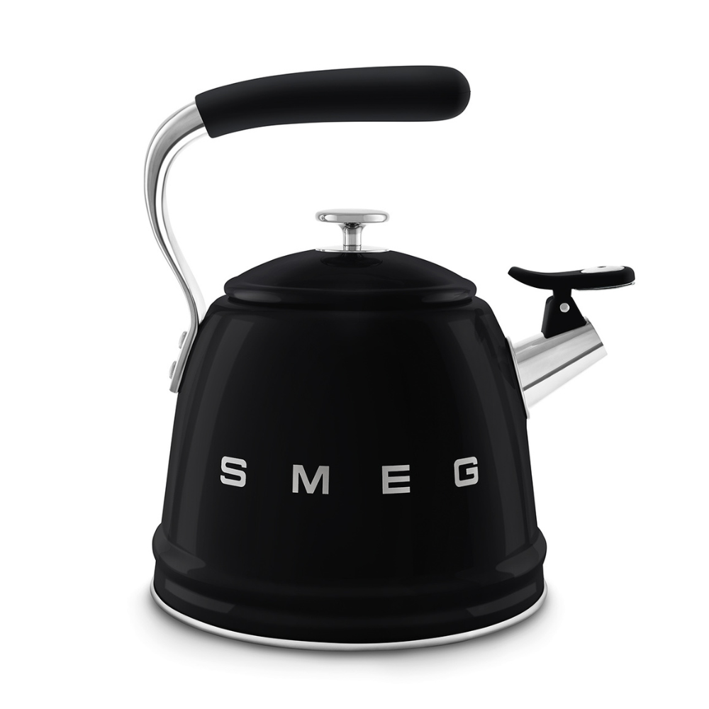 Ấm đun từ thổi sáo SMEG CKLW2001BL màu đen Thương hiệu