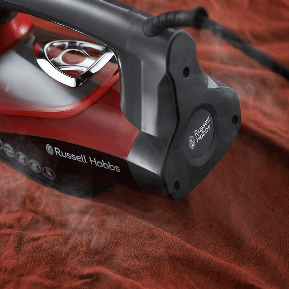 Bàn Là Russell Hobbs One Temperature 2600W màu đỏ
