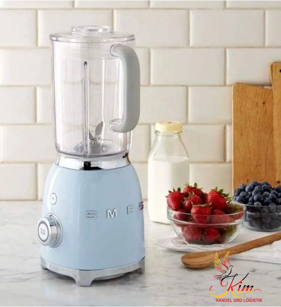 Máy xay sinh tố SMEG BLF01PBEU màu xanh da trời pastel nội địa Đức