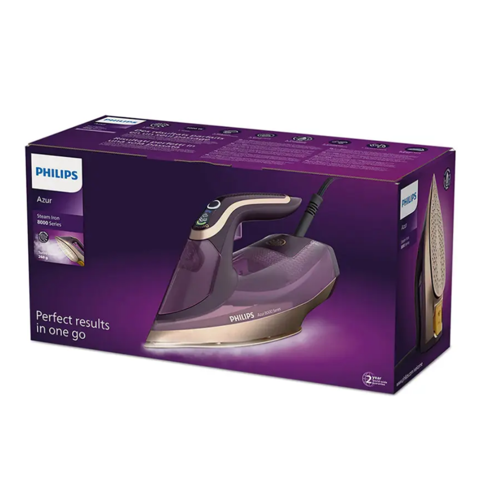 Bàn là Philips Azur 8000 DST8021/30 3000W (màu Violett)