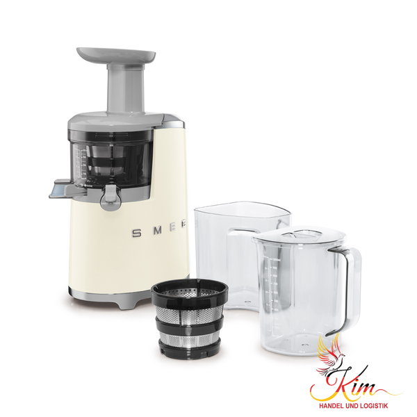 Máy ép chậm Smeg SJF01CREU màu kem nội địa Đức