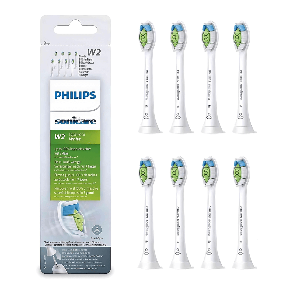 Set 8 đầu bàn chải thay thế Philips HX6068/12 làm trắng răng