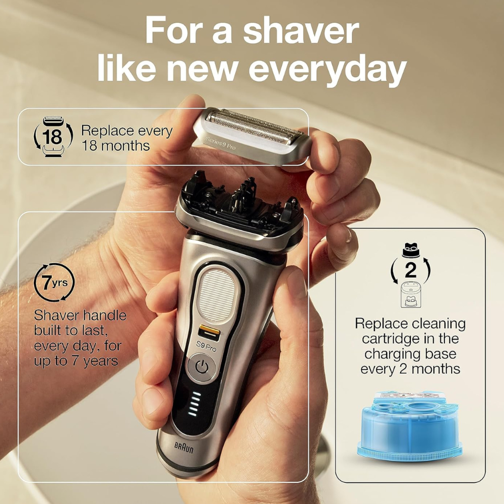 Máy cạo râu BRAUN Series 9 Pro 9487cc-V made in Germany