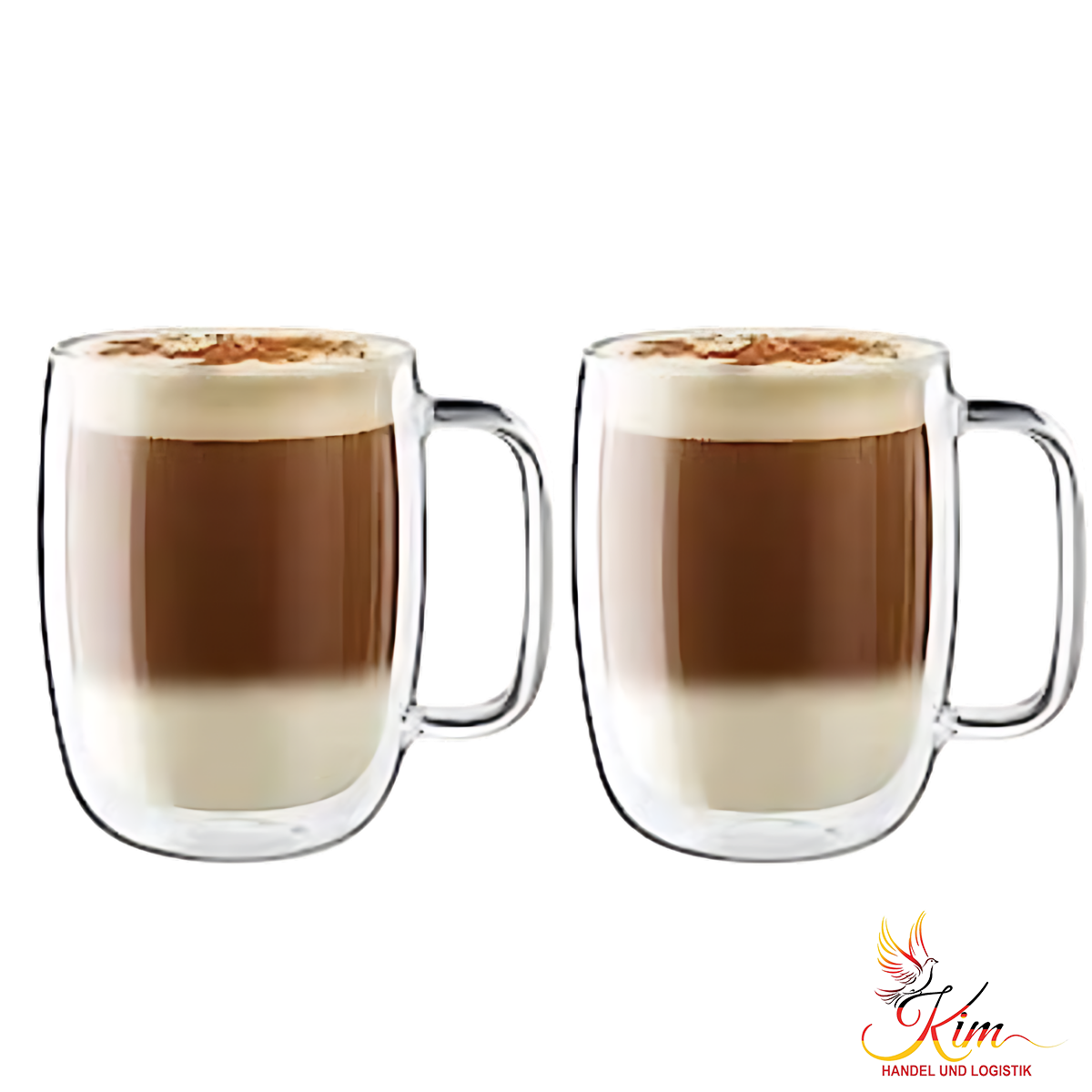 Set 2 cốc ZWILLING Sorrento Plus Latte-Macchiato 450 ml có quai cầm