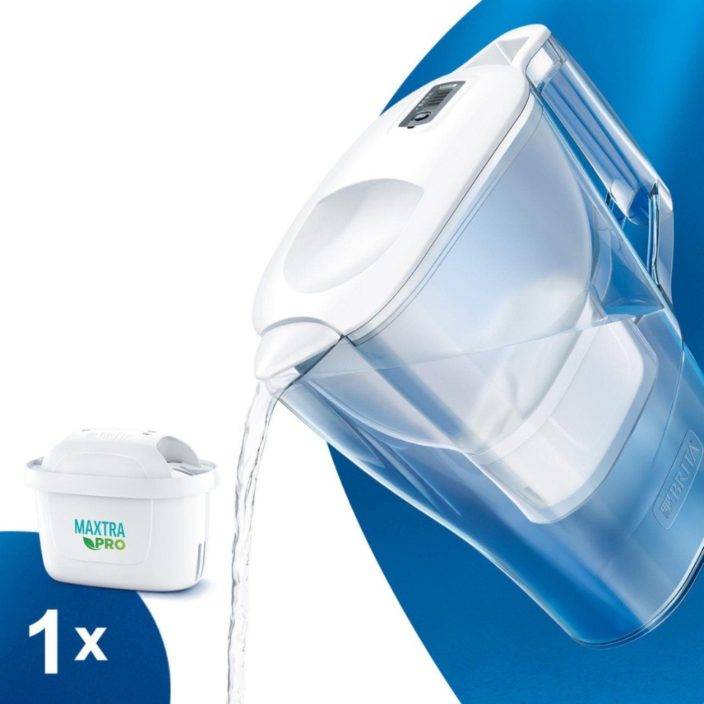Bình lọc nước BRITA Aluna MX Pro white 2,4L kèm lõi lọc model 2024