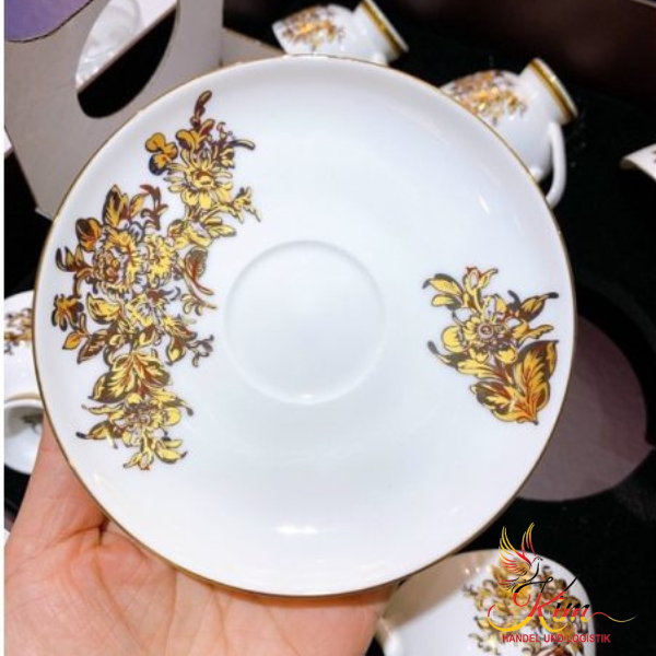 Bộ trà sứ hoa cúc vàng Imperial London nội địa Đức