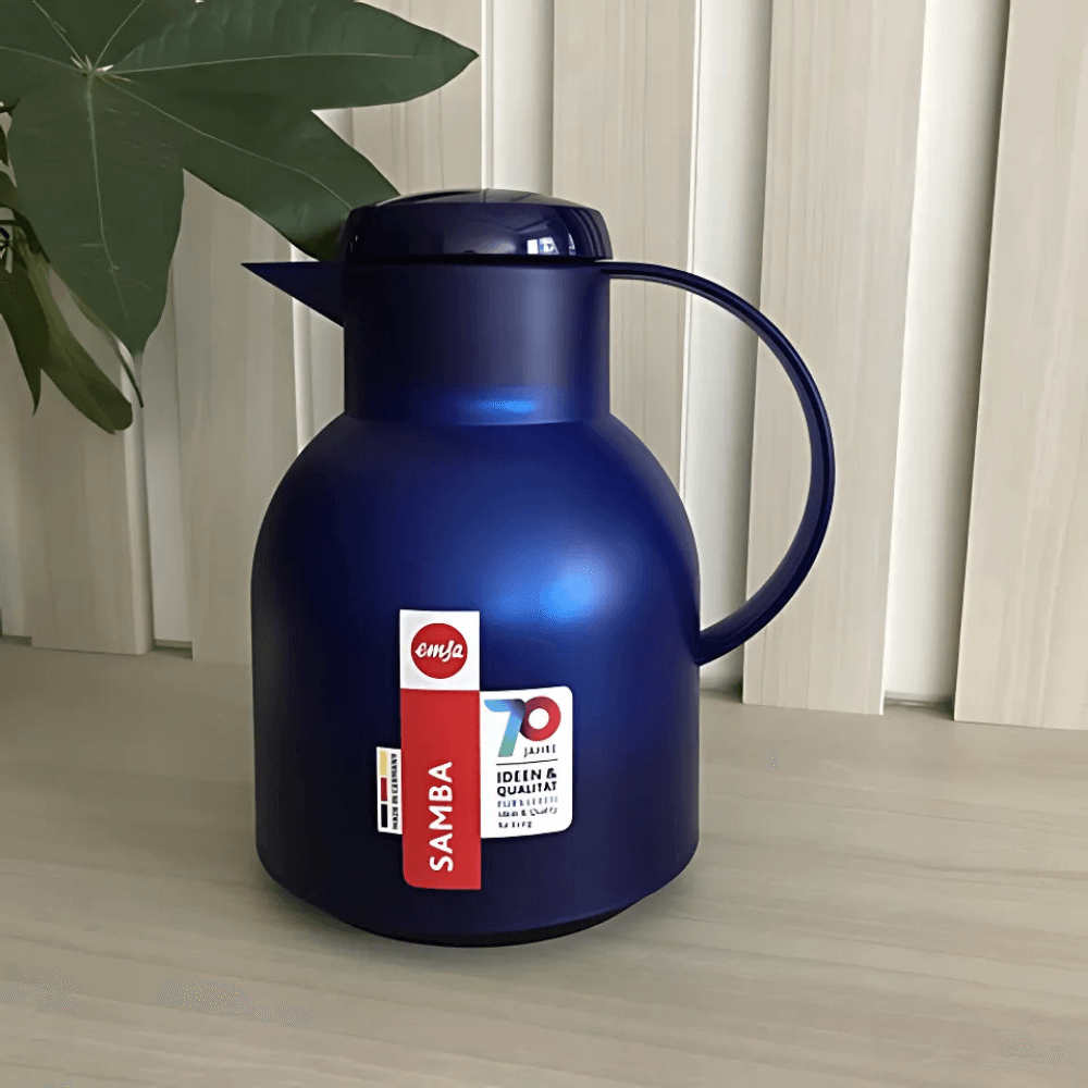 Bình giữ nhiệt EMSA Samba Vacuum 504231 1L màu xanh dương