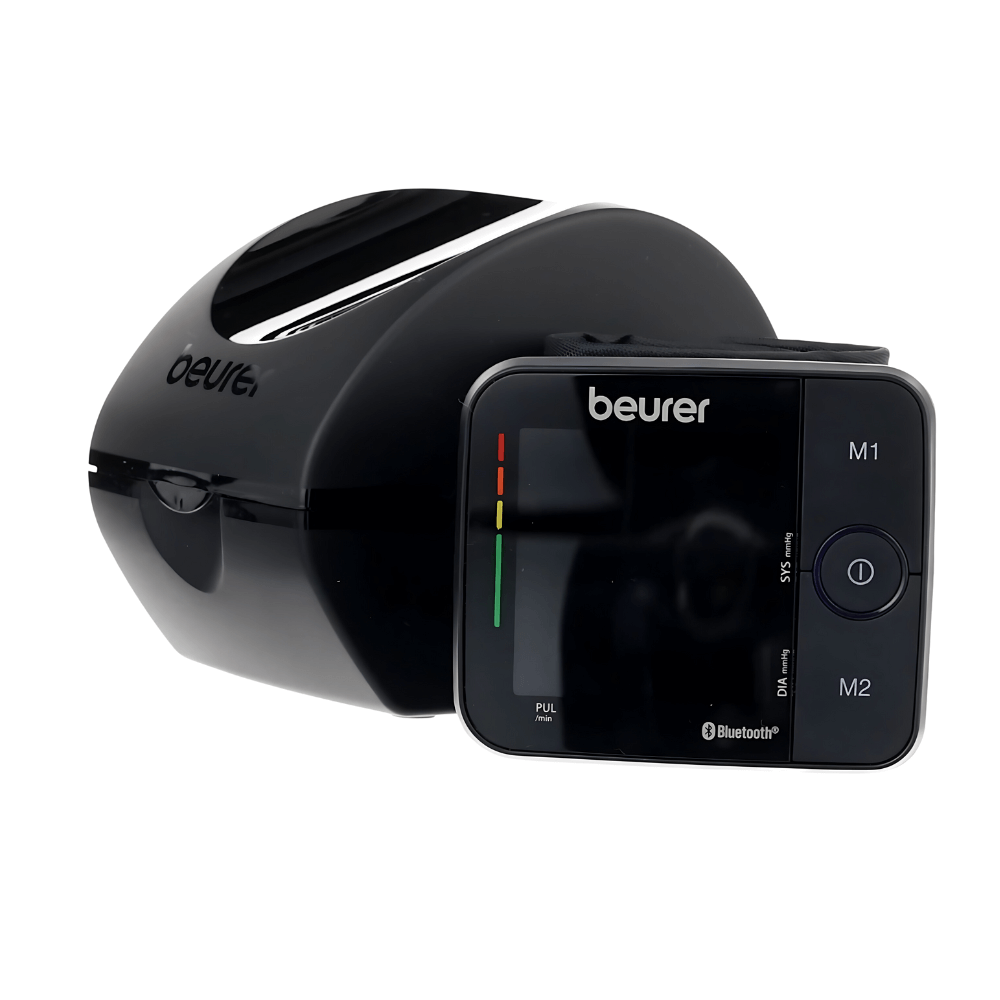 Máy đo huyết áp cổ tay điện tử kết nối bluetooth BEURER BC54 màu đen