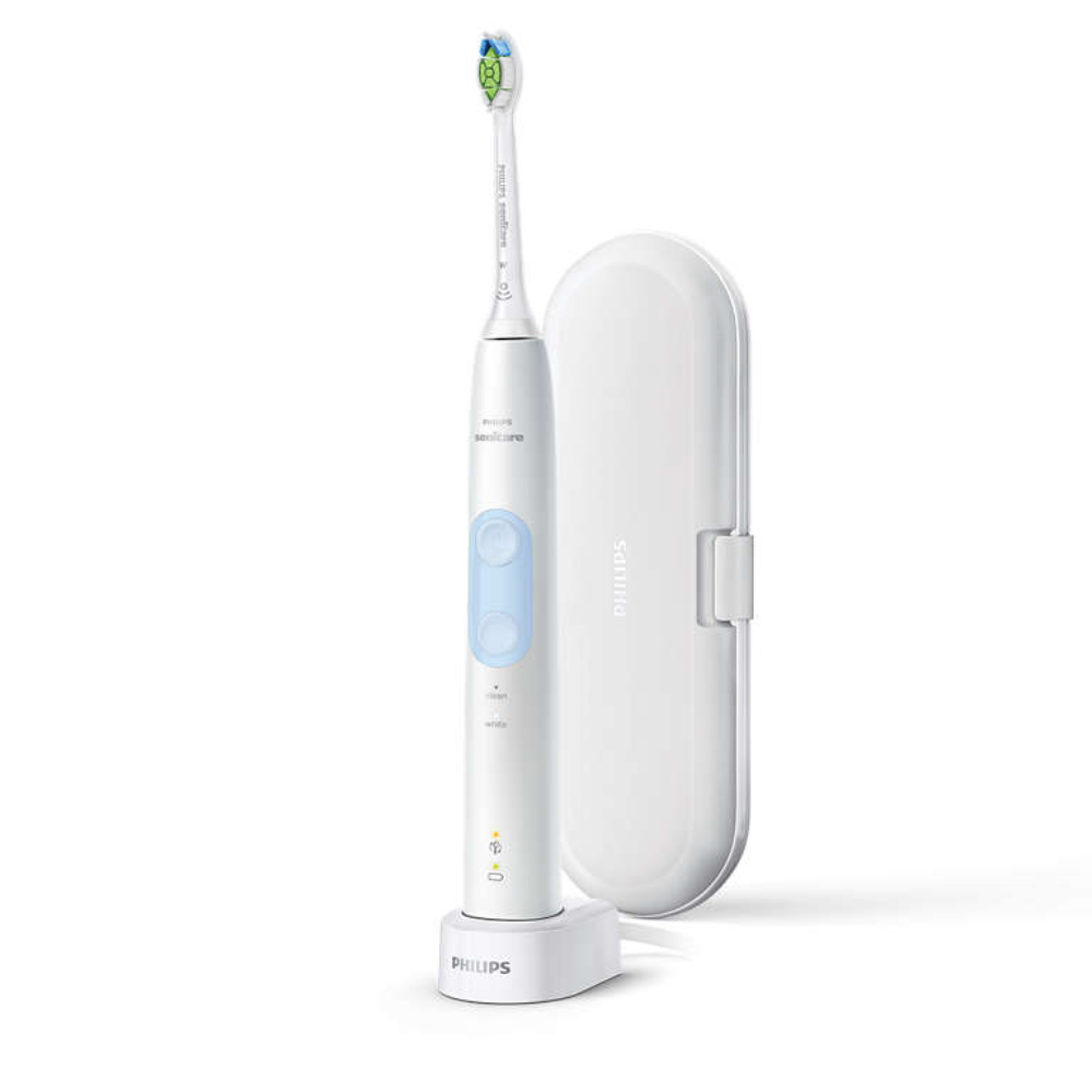 Bàn chải điện Philips Sonicare 4500 HX6839/28 màu trắng kèm hộp đựng du lịch
