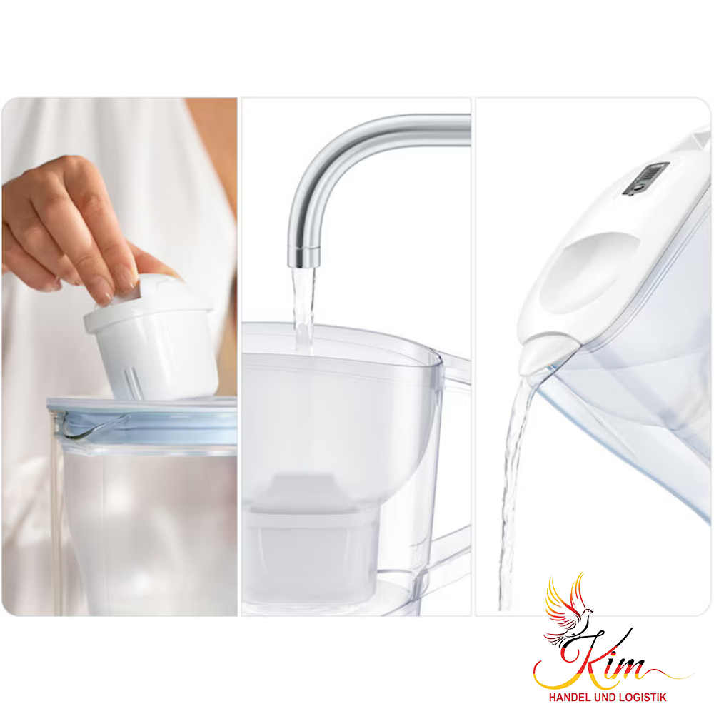 Bình lọc nước BRITA Aluna MX Pro white 2,4L kèm 3 lõi lọc