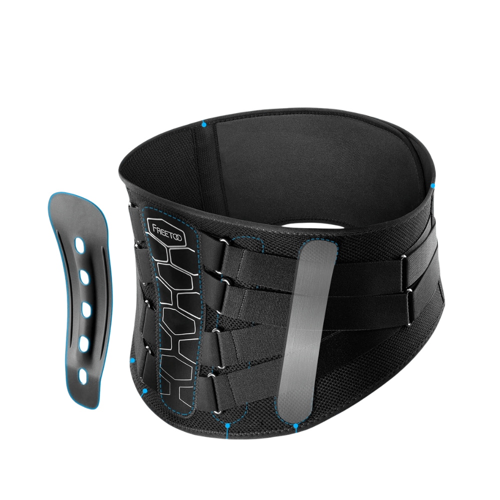 Đai hỗ trợ cột sống Freetoo 3D (S M L) màu đen