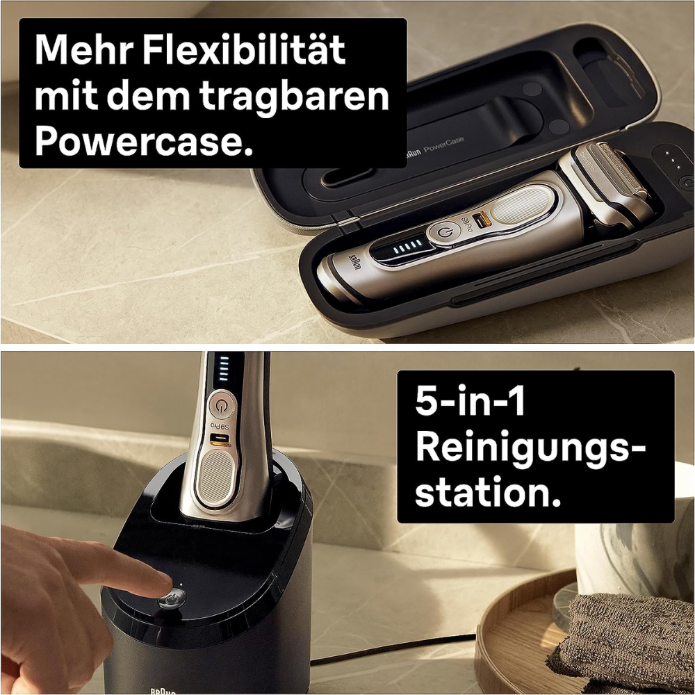 Máy cạo râu BRAUN serie 9 Pro 9477cc made in Germany