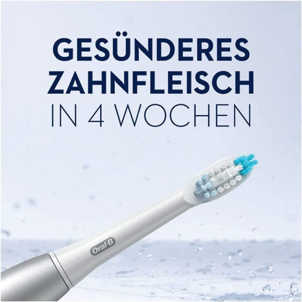 Bàn chải điện cao cấp ORAL-B Pulsonic Slim Luxe 4500 kèm hộp đựng du lịch màu bạch kim