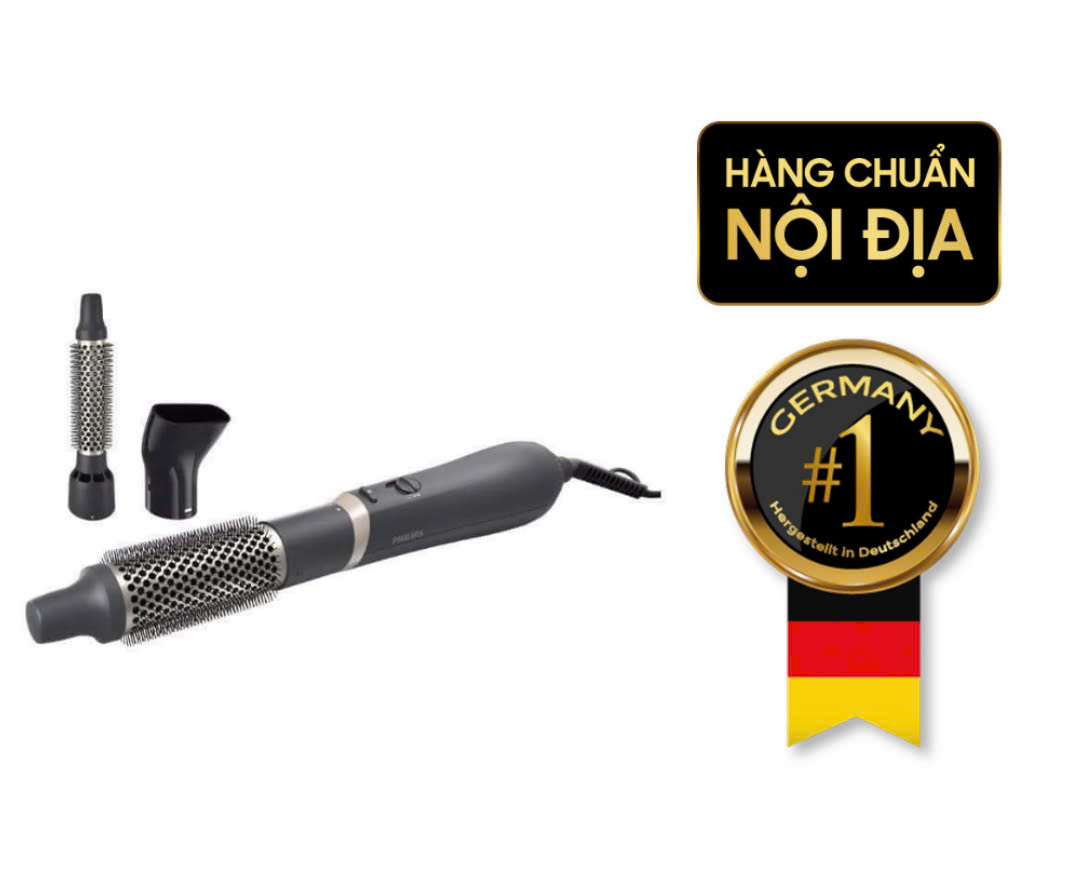 Lược sấy tạo kiểu Philips AirStyler series 3000 BHA301/00 màu đen
